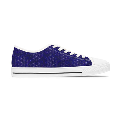 Cosmic Pattern Women’s Low Top Sneakers – Stylish & Versatile Footwear
