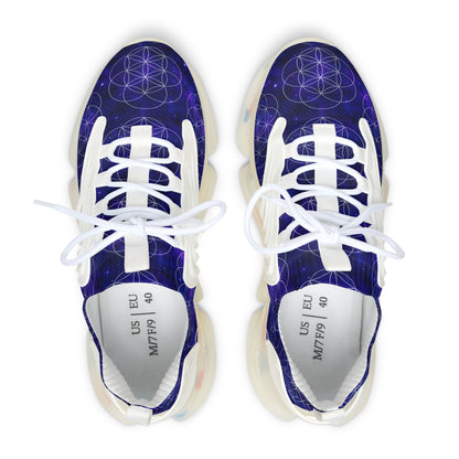 Cosmic Energy Women's Mesh Sneakers - Lightweight Astral Design