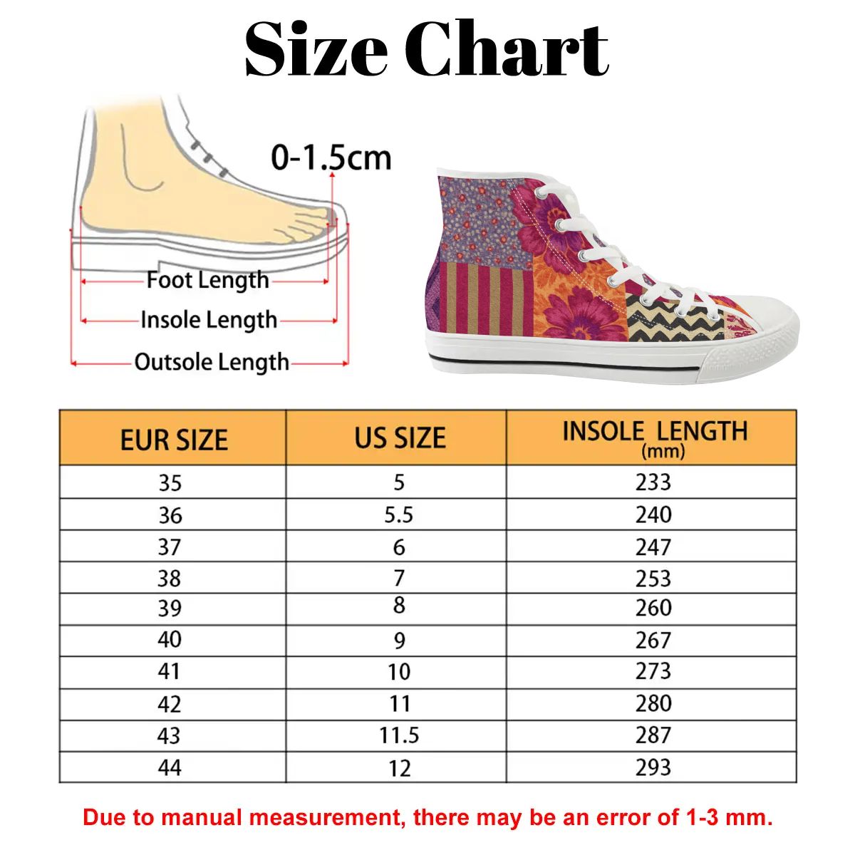 Wildflower Spirit Women's High Top Canvas Shoes
