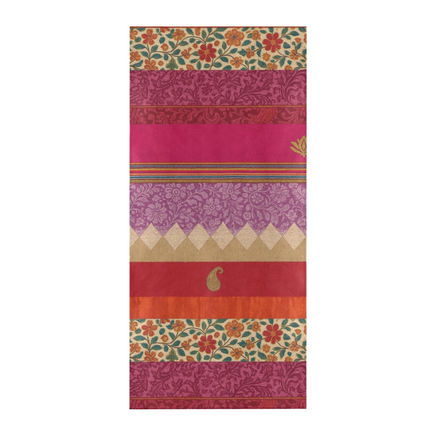 Boho Sunset Suede Beach Towel (31.5" x 71")